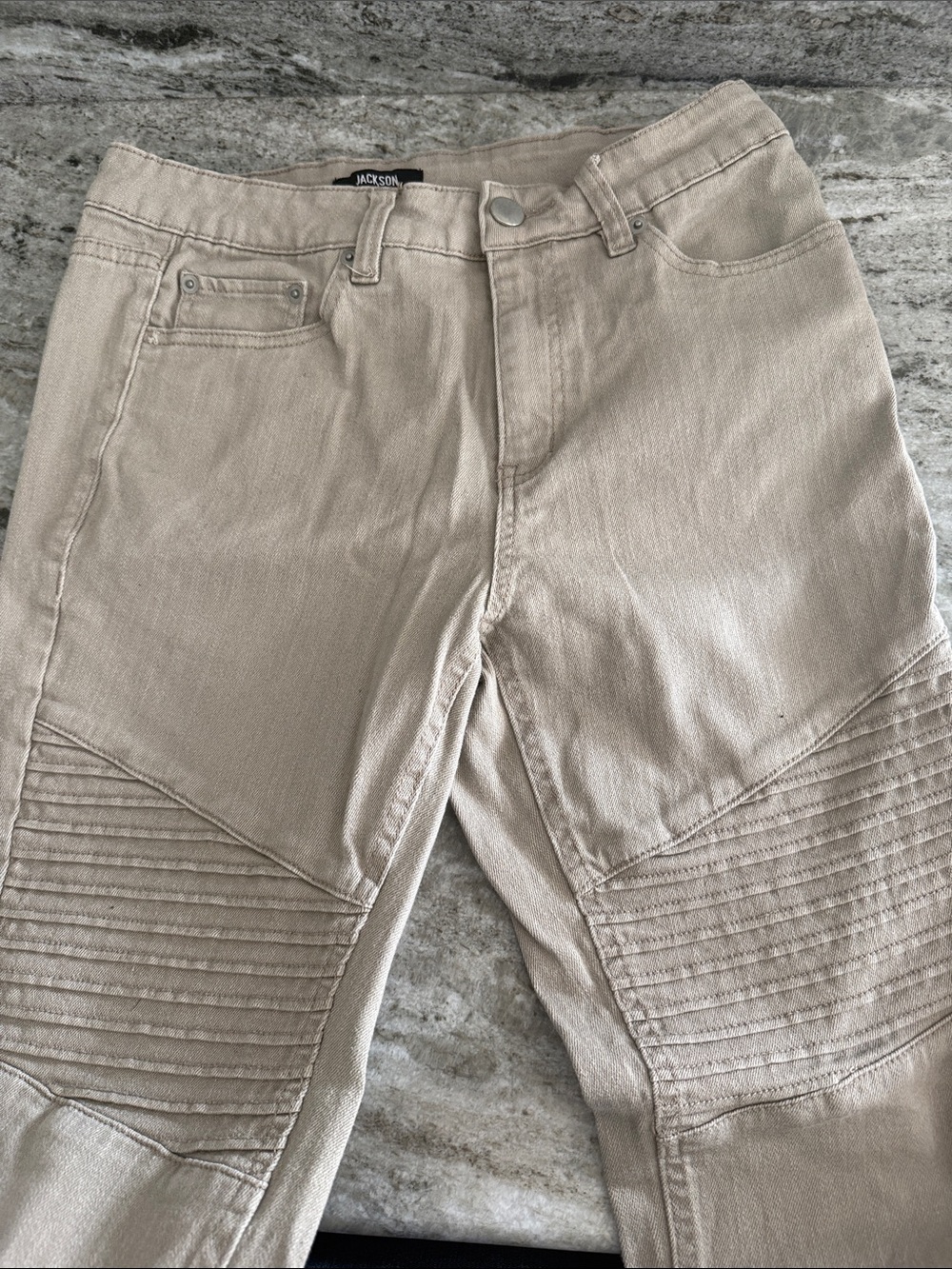 JACKSON Men's Skinny Jeans in Khaki